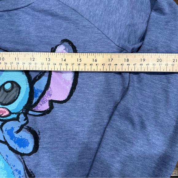 Disney Lilo & Stitch Women’s Pullover Sweater size Medium Blue - Picture 4 of 8